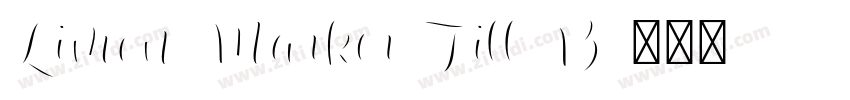 Limon Marker Fill B字体转换